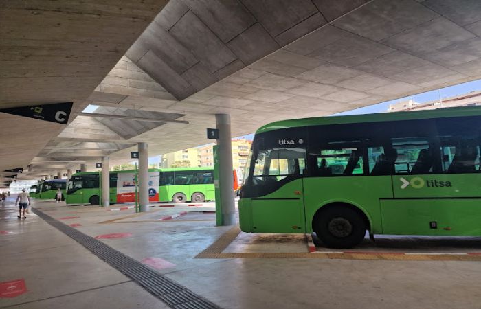 Bus titsa puerto de la cruz