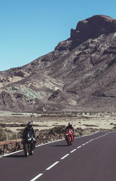 tenerife en moto