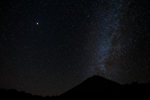 Observación astronómica en Tenerife
